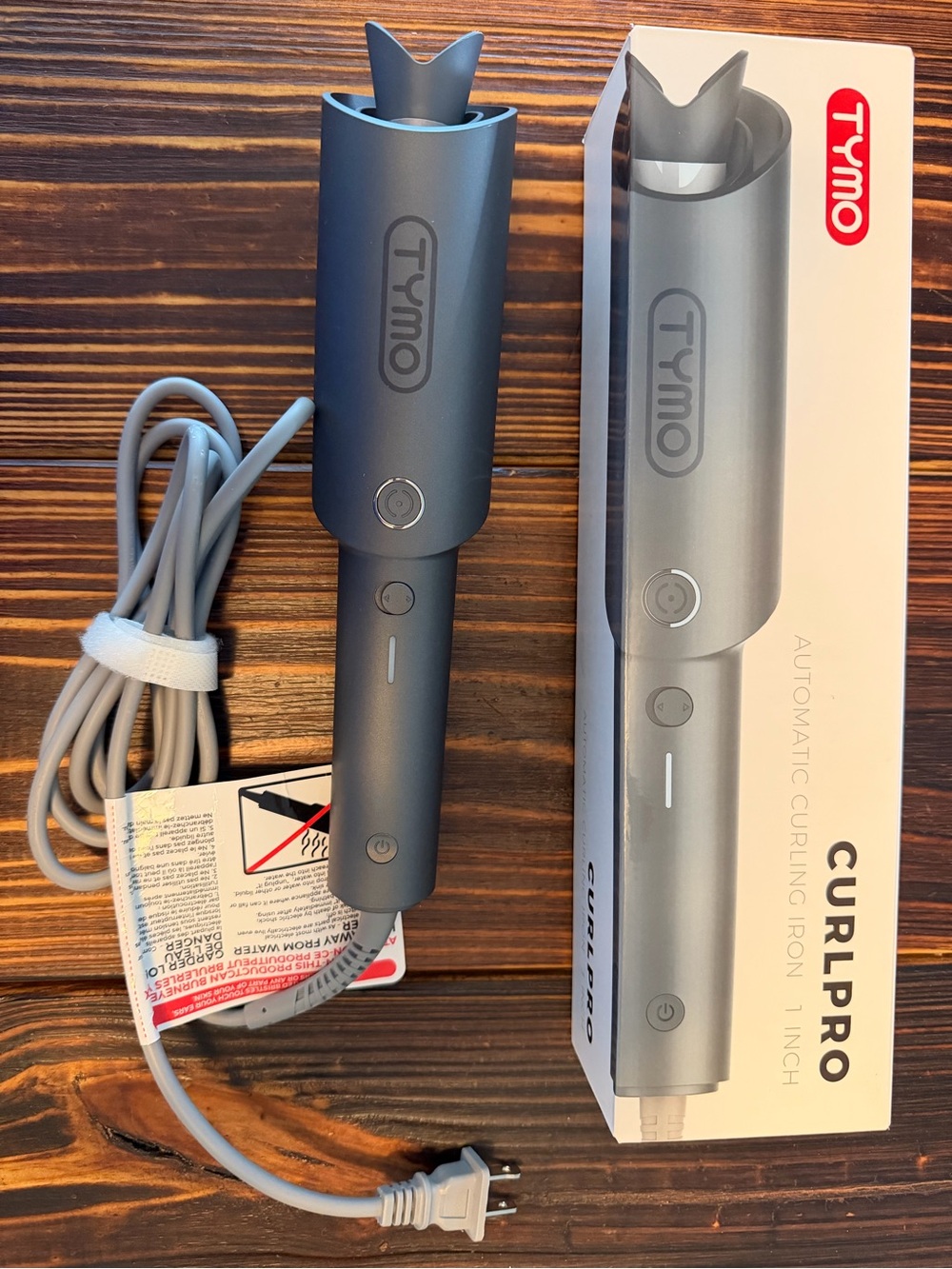 Tymo Curl Pro Automatic Curling Iron - Slate Gray